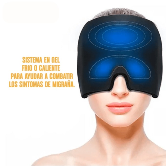 Máscara Facial Sombrero Alivio Migraña G